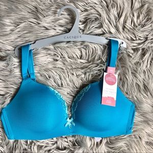 Cacique Simply Wire Free Uplift Plunge Gel Bra